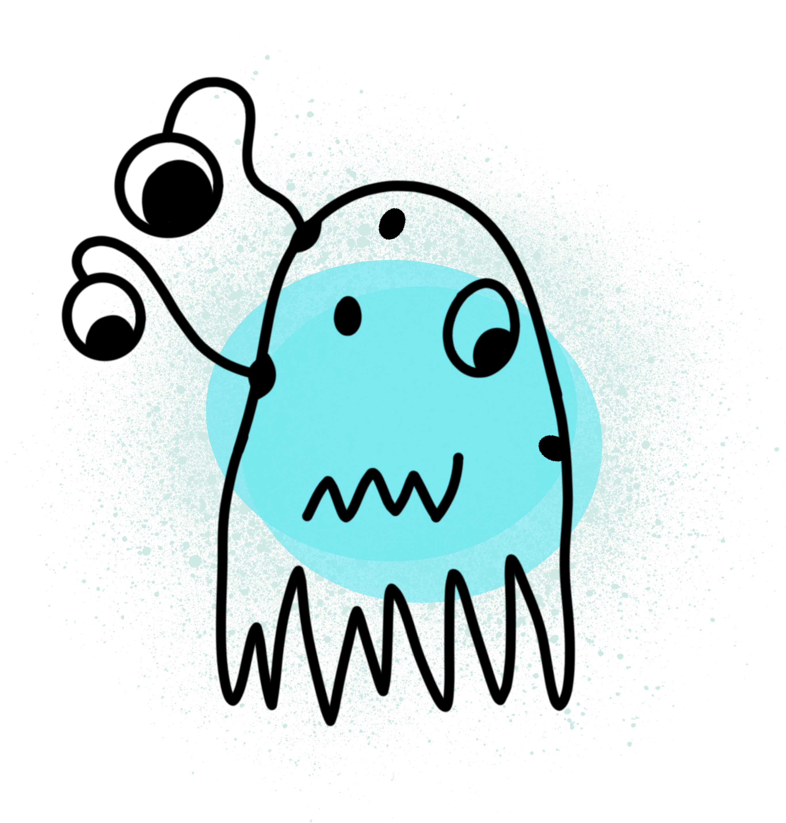 Monster mit Stabaugen